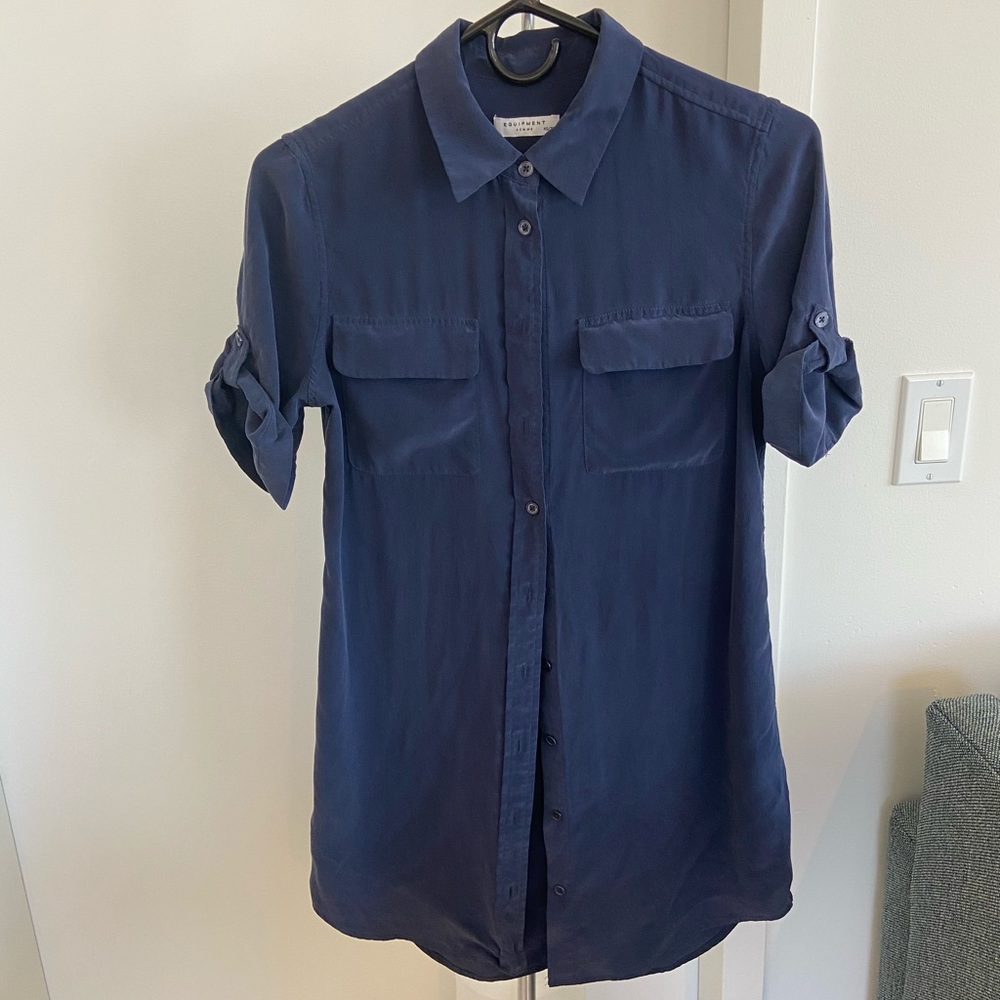 Equipment Silk Shirt Dress